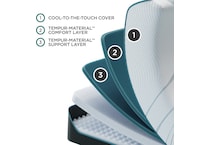 adapt  medium white mattress king   