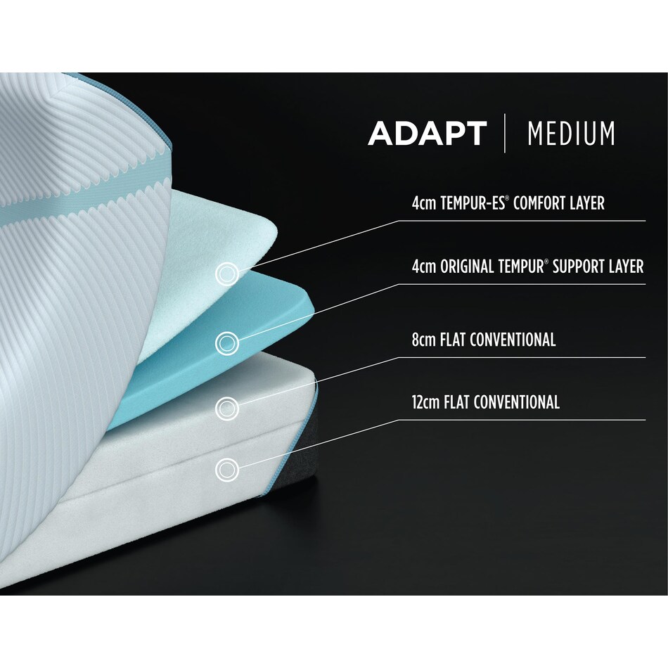 adapt medium mattress cal king   