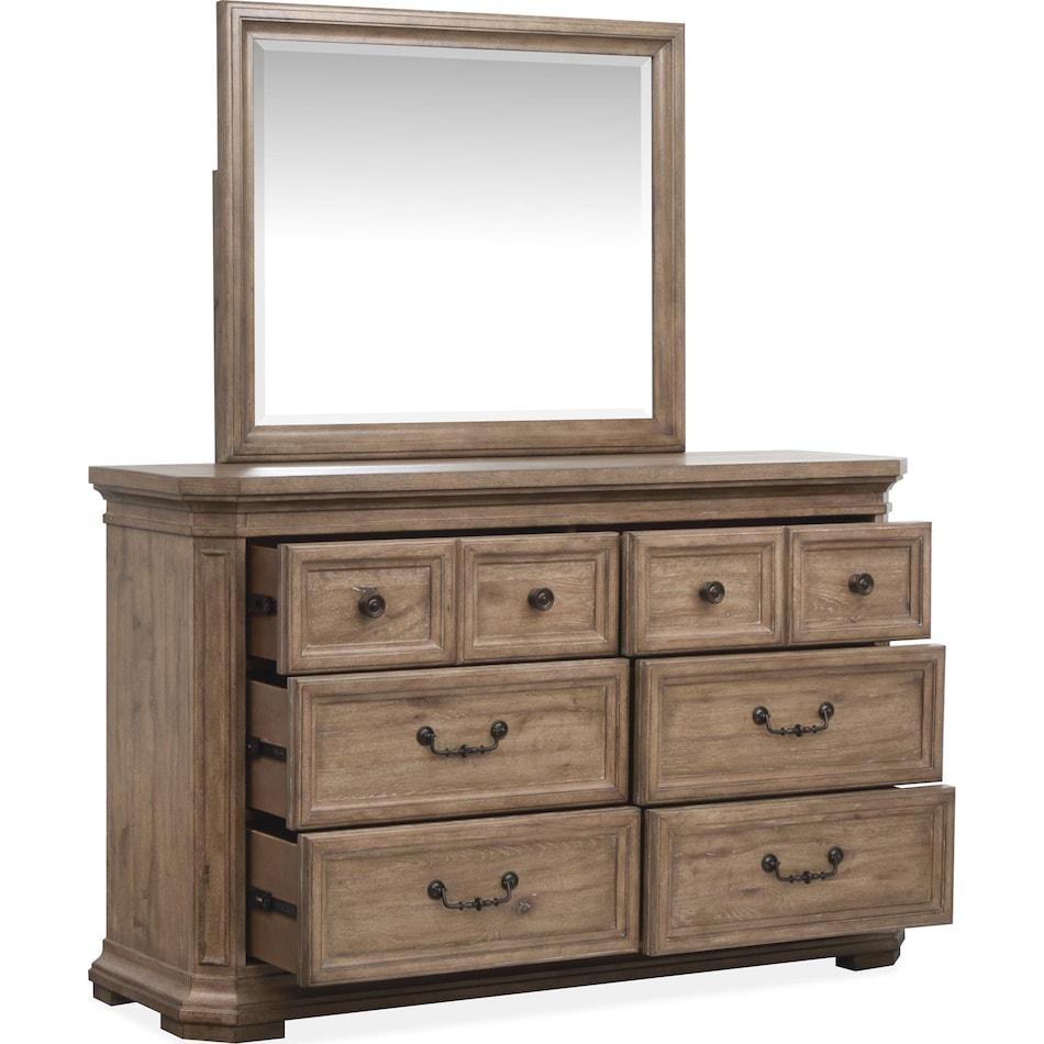 adele florentine walnut dresser   