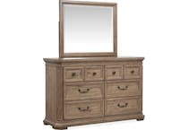 adele florentine walnut dresser   
