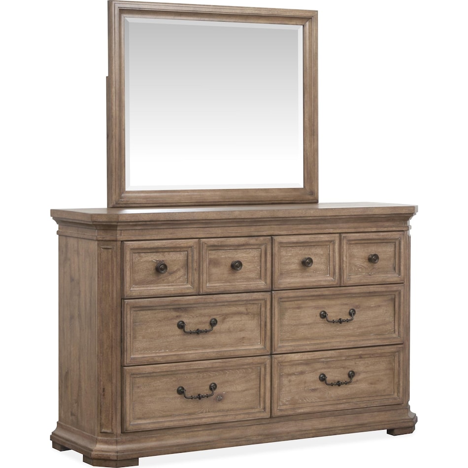 adele florentine walnut dresser   