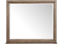 adele florentine walnut mirror   
