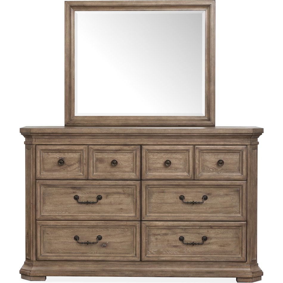 adele florentine walnut mirror   