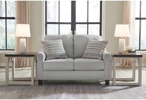 adlai blue loveseat   