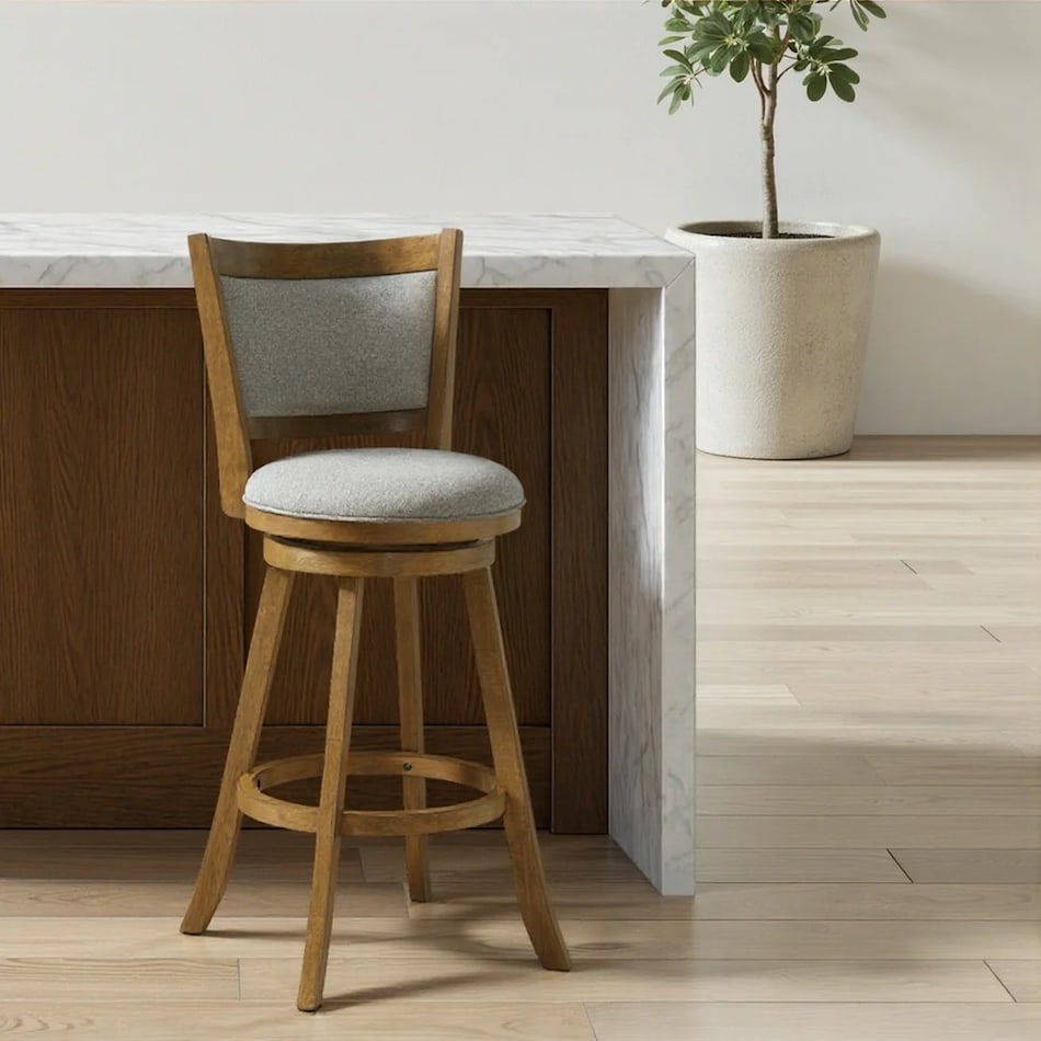 adrianne static grey barstool   