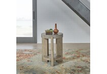 affinity dusty taupe with concrete tops chairside table   