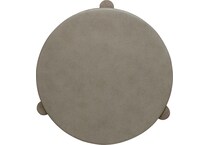 affinity dusty taupe with concrete tops chairside table   