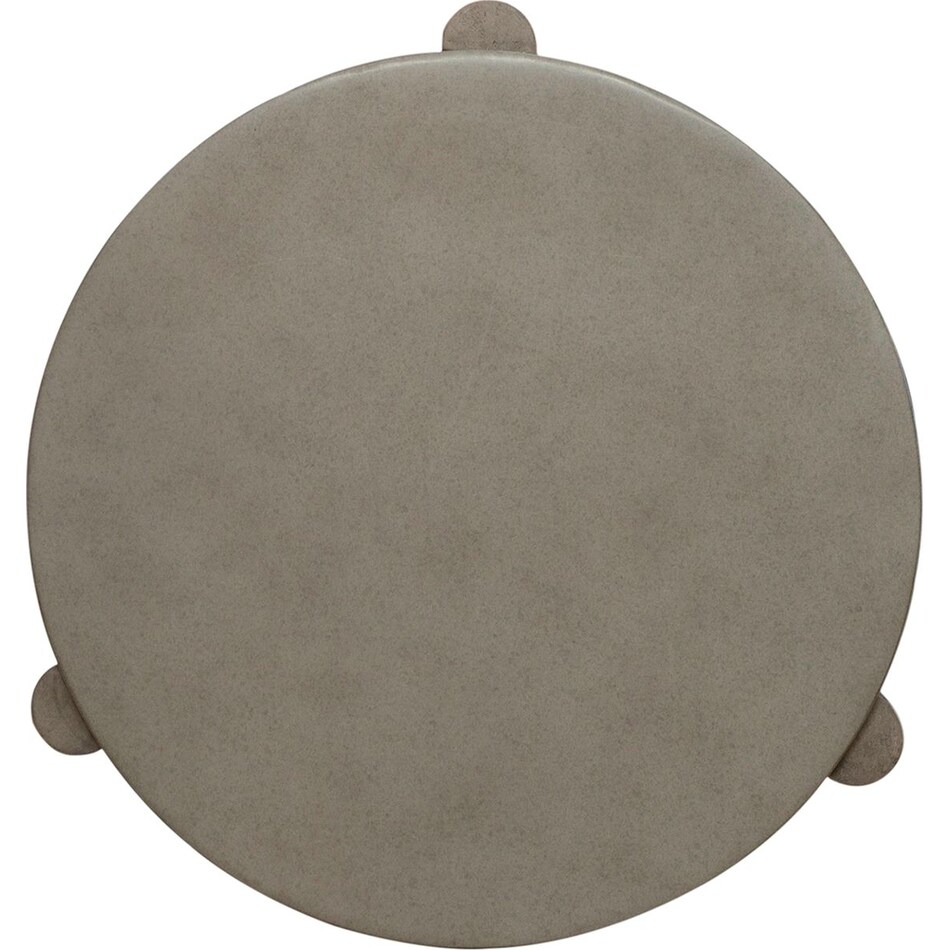 affinity dusty taupe with concrete tops chairside table   