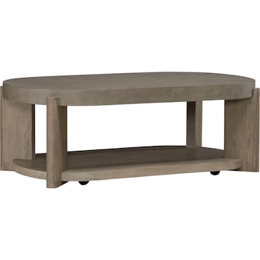 Oval Cocktail Table