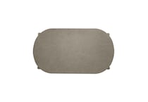 affinity dusty taupe with concrete tops cocktail table casters   