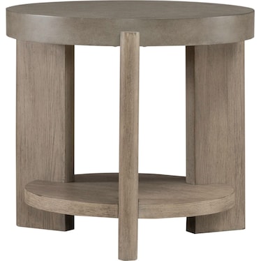 Round End Table