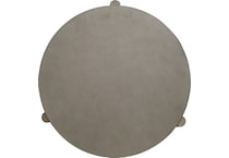 affinity dusty taupe with concrete tops end table   