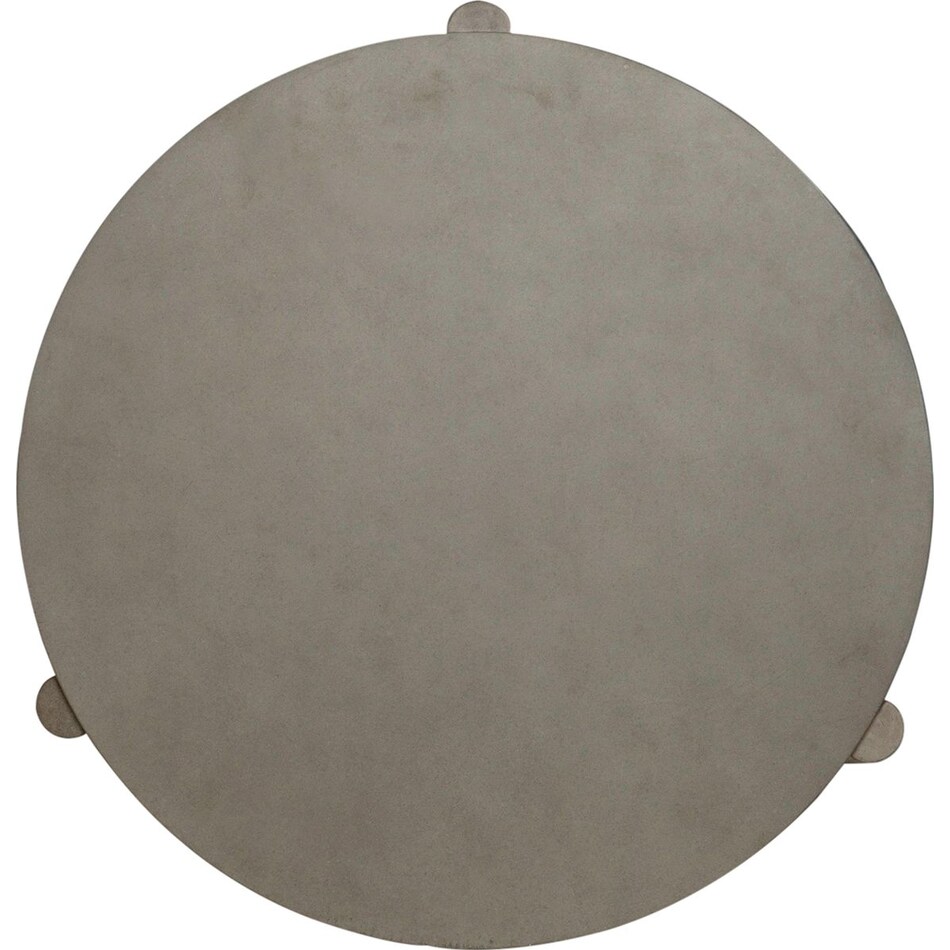 affinity dusty taupe with concrete tops end table   