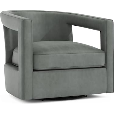 ALANA LEATHER SWIVEL CHAIR BY BERNHARDT