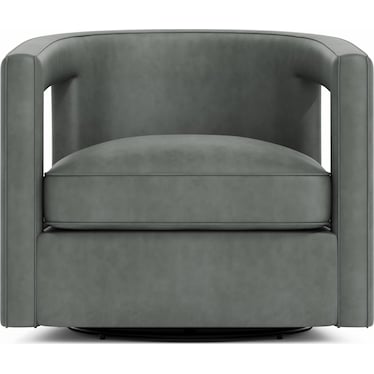 ALANA LEATHER SWIVEL CHAIR BY BERNHARDT