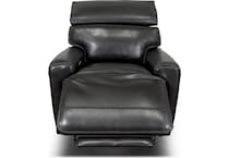 alara black leathe rpower recliner   