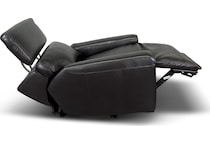 alara black leathe rpower recliner   