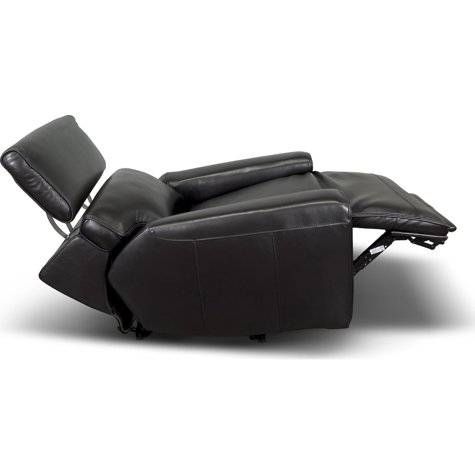 alara black leathe rpower recliner   