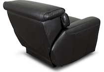 alara black leathe rpower recliner   