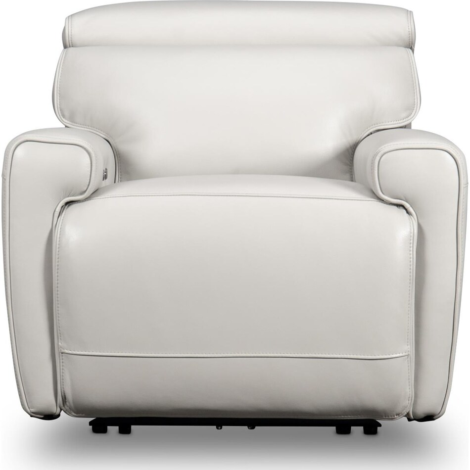 alara fog leather leathe rpower recliner   