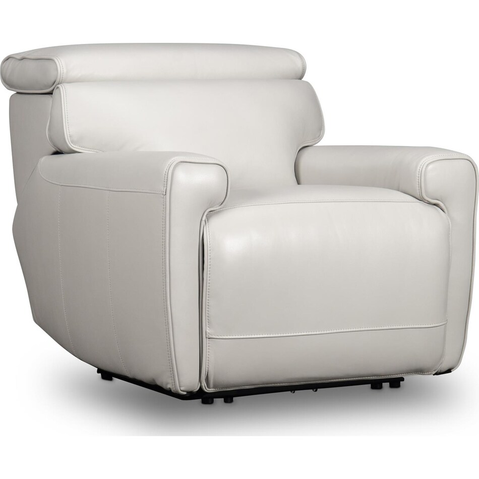 alara fog leather leathe rpower recliner   