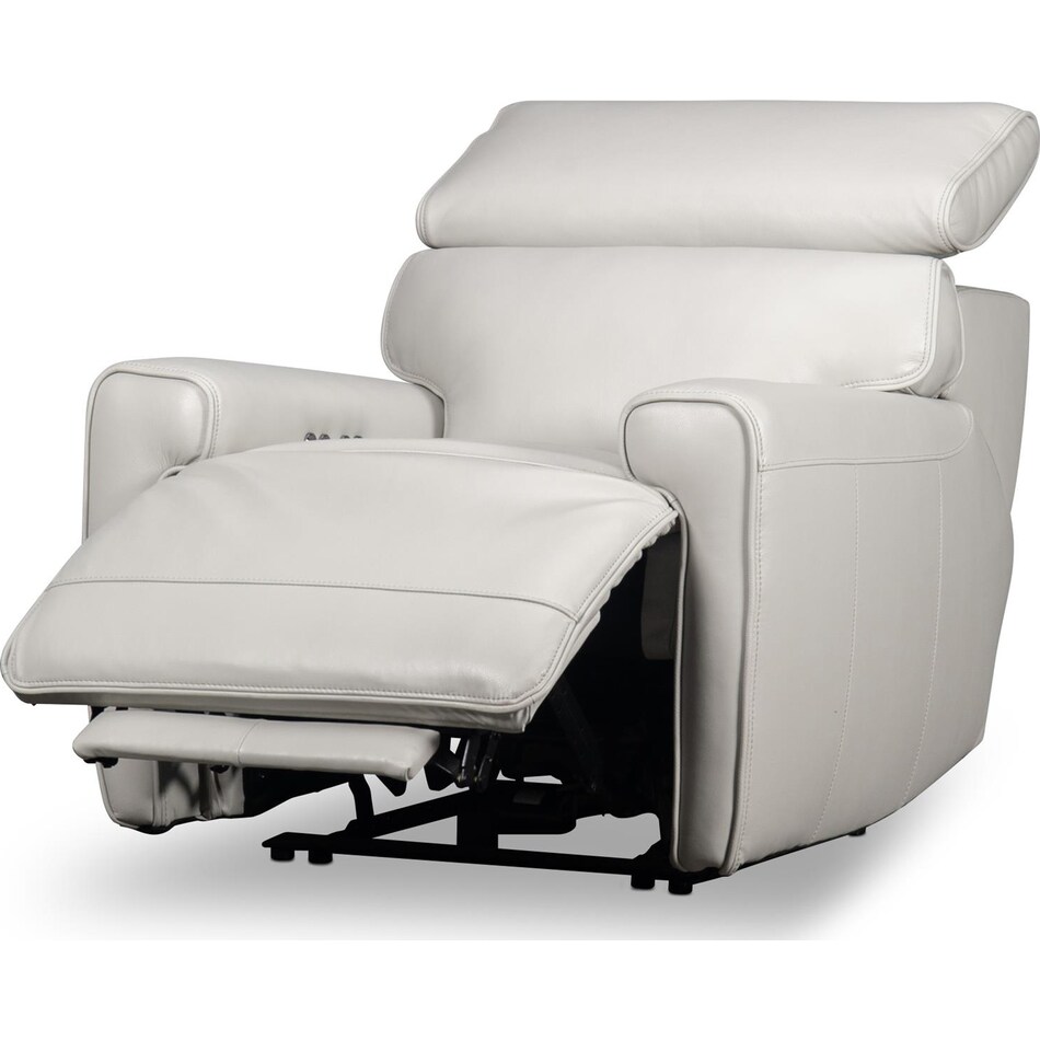 alara fog leather leathe rpower recliner   