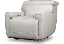 alara fog leather leathe rpower recliner   