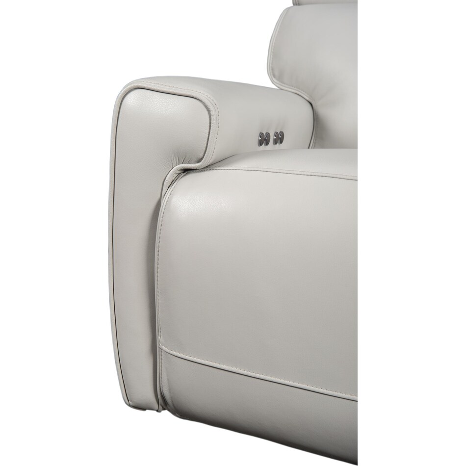 alara fog leather leathe rpower recliner   