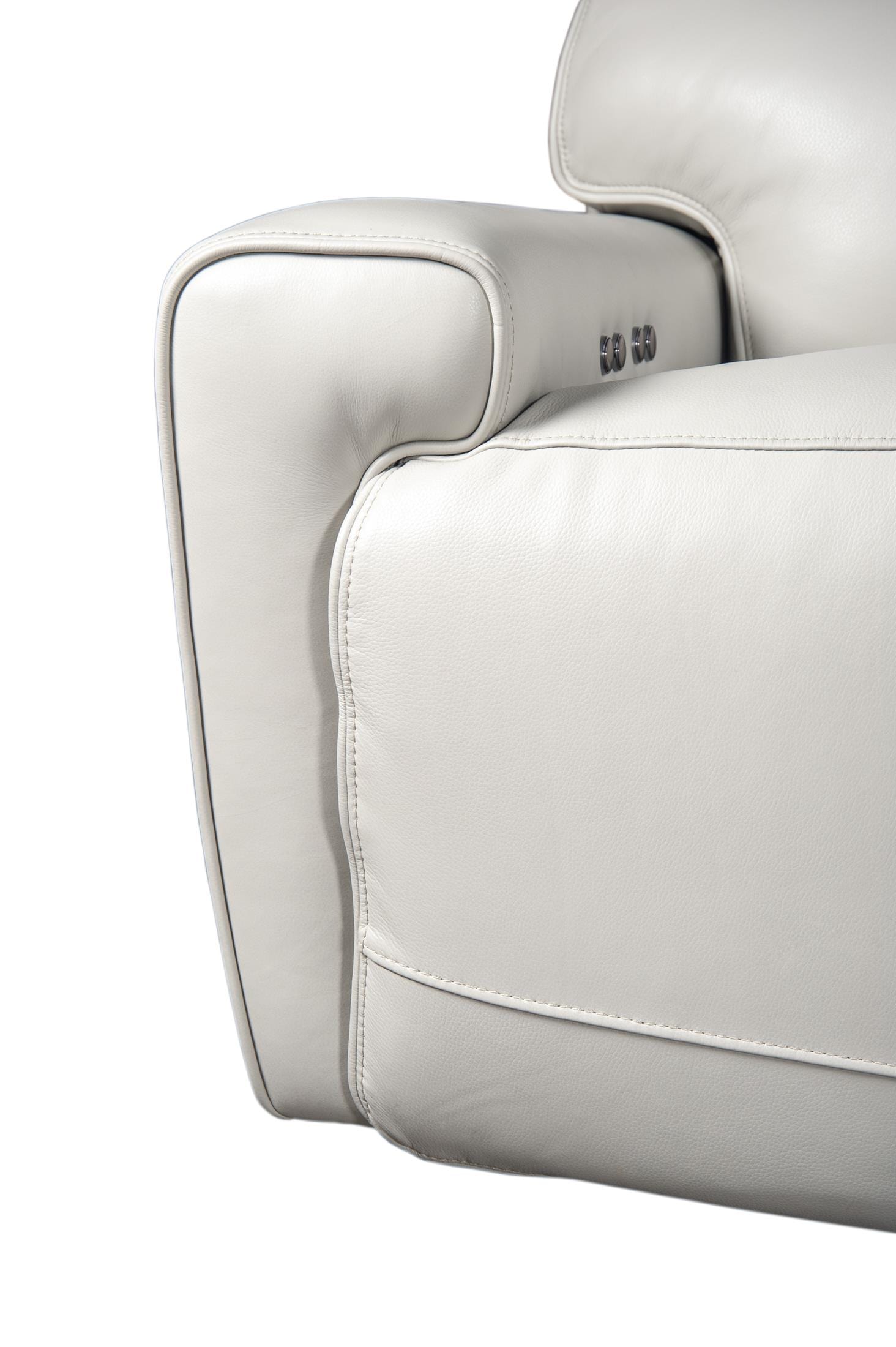 ALARA 7-PC LEATHER POWER RECLINING SECTIONAL | Morris
