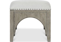 albion beige accent bench   