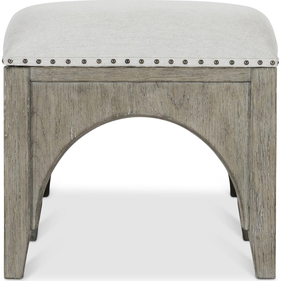 albion beige accent bench   