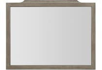 albion brown accent mirror   