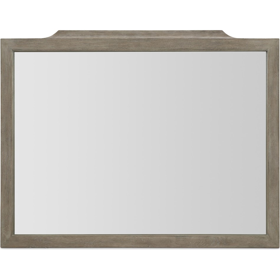 albion brown accent mirror   