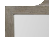 albion brown accent mirror   