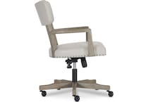 albion cream b   pewter   antique nickel desk chair   