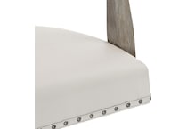 albion cream b   pewter   antique nickel desk chair   