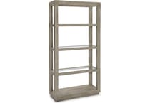 albion pewter accent bookcase   