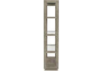 albion pewter accent bookcase   