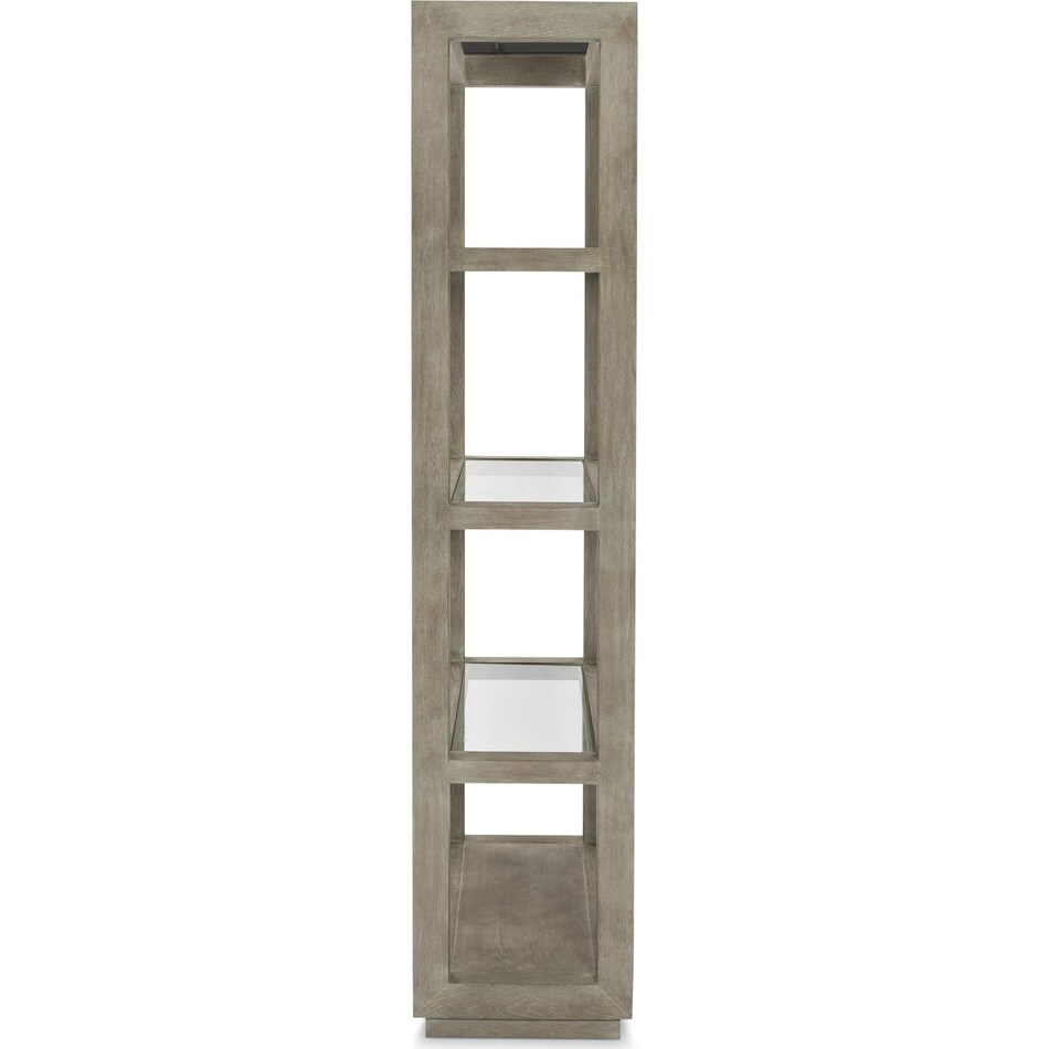 albion pewter accent bookcase   