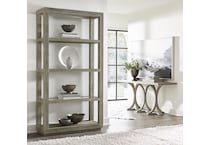 albion pewter accent bookcase   