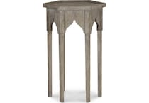 albion pewter end table   