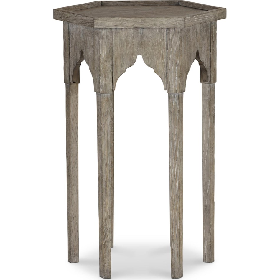 albion pewter end table   