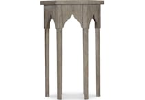 albion pewter end table   