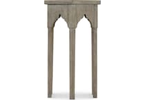 albion pewter end table   