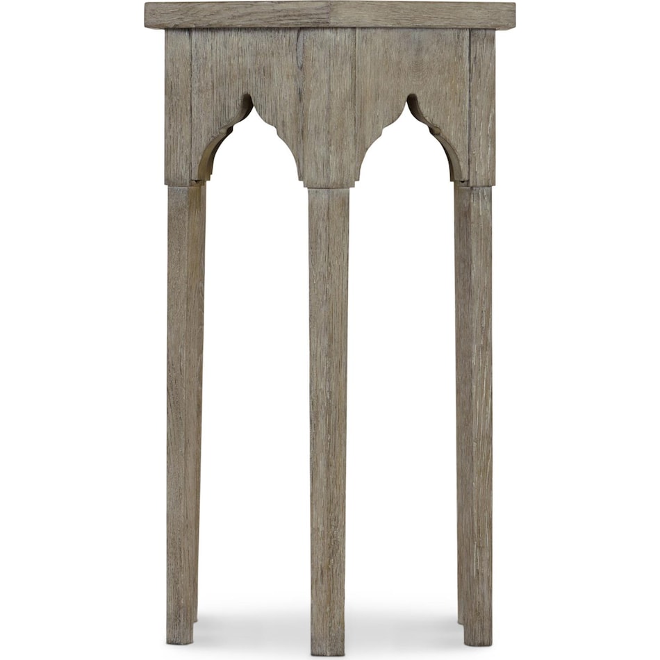 albion pewter end table   