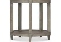 albion pewter end table   