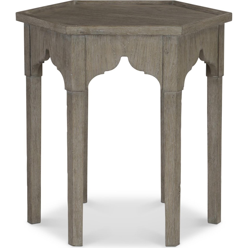 albion pewter end table   