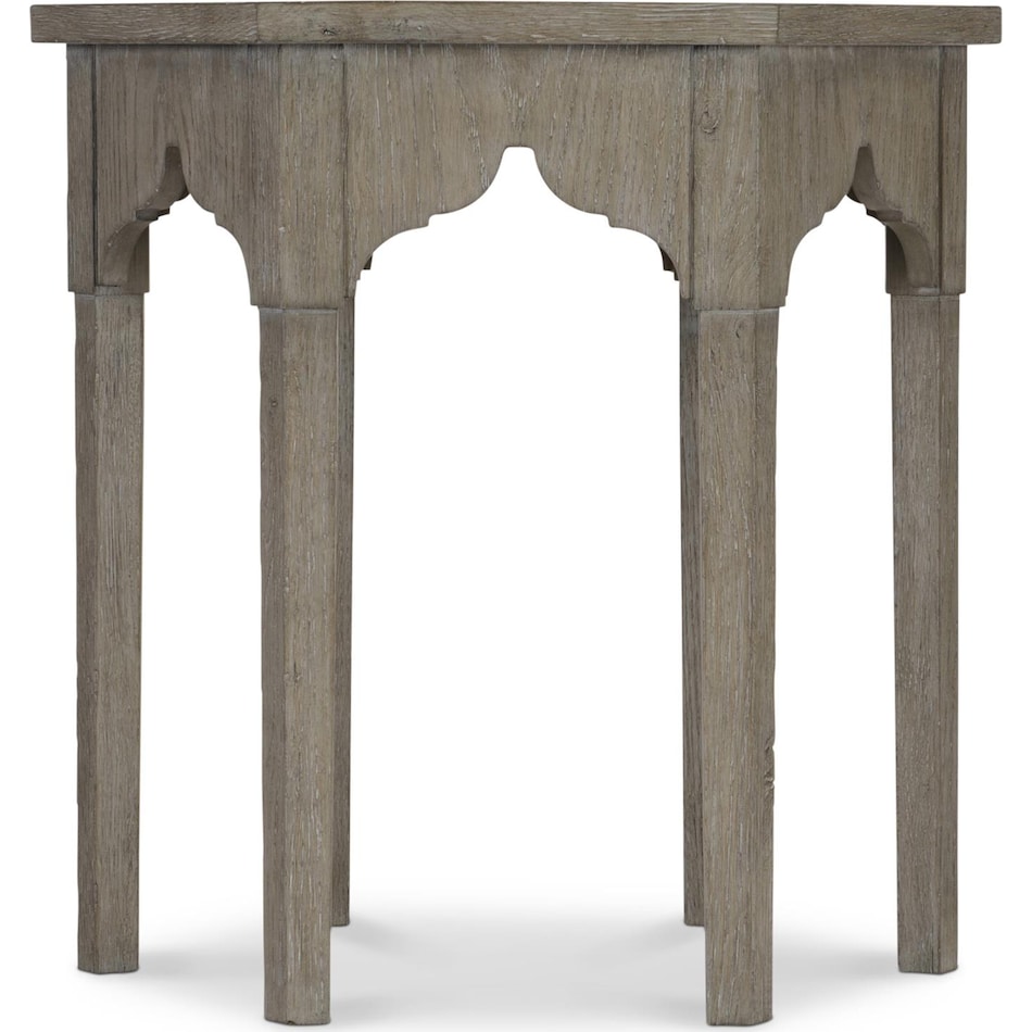 albion pewter end table   