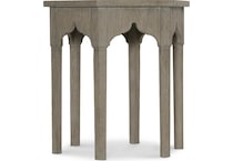 albion pewter end table   