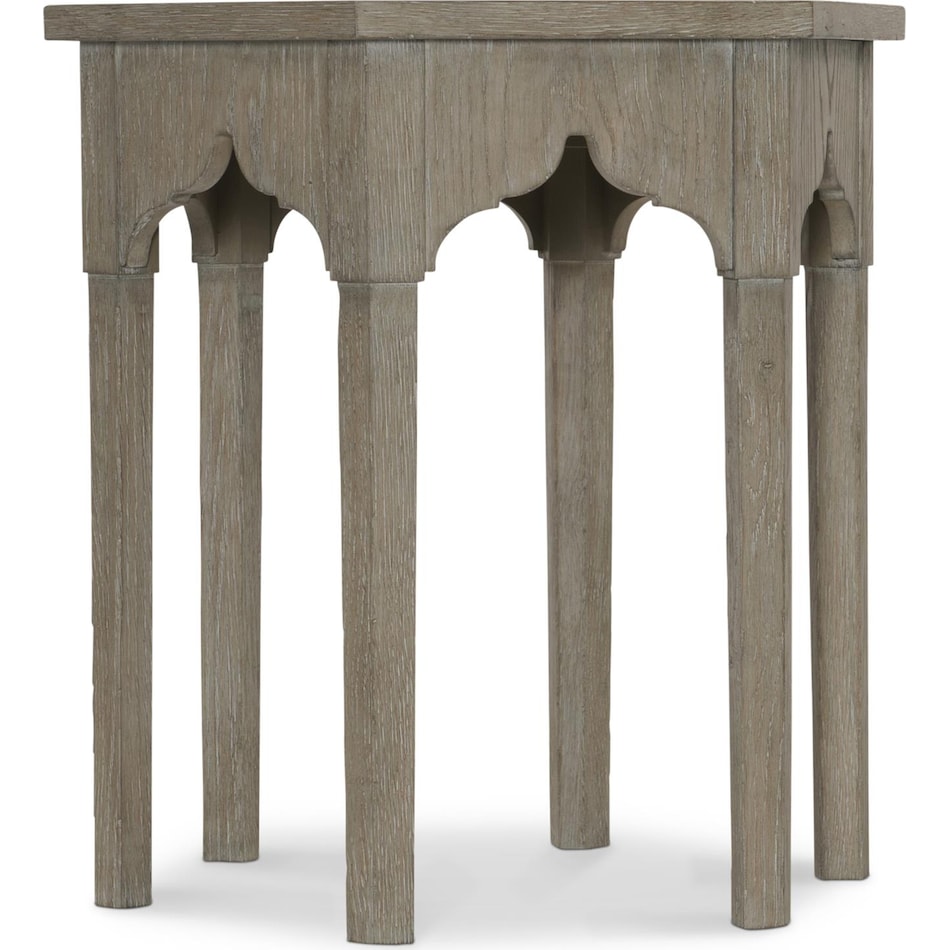 albion pewter end table   